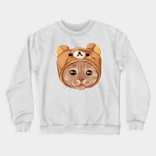 Teddy Bear Cat Crewneck Sweatshirt